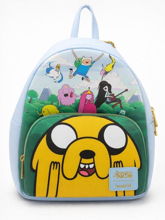 Loungefly Handbags - Adventure Time Loungefly Mini Backpack Jake Finn Cartoon Y2K Kawaii NWT